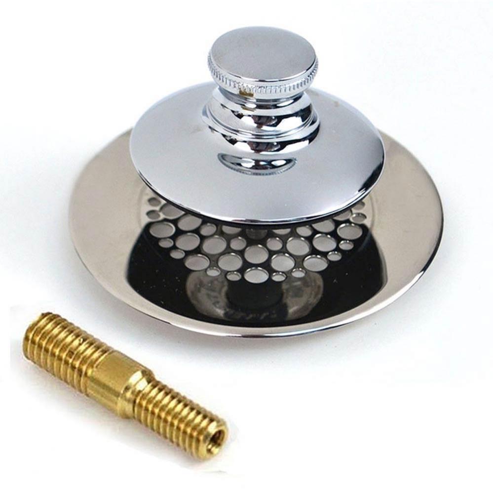 Universal Nufit Pp Tub Clos. - 3/8-5/16 Brs Adptr Pin Polished Brass ''Pvd'' G