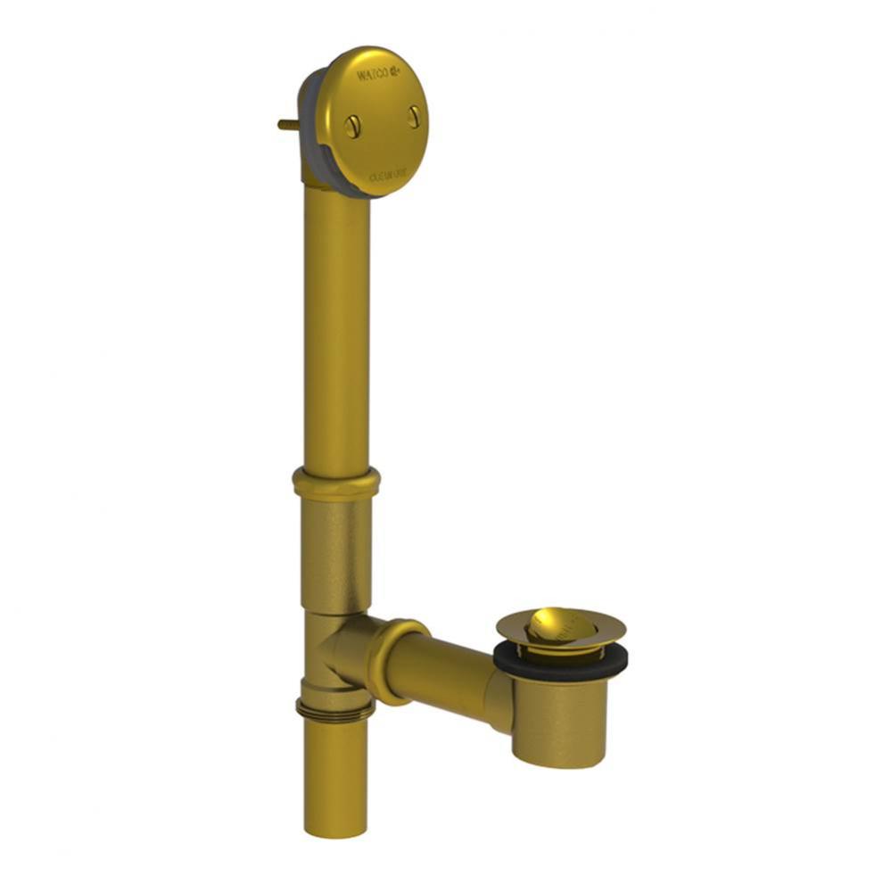 Presflo Bath Waste Tubs To 24-In. 17-Ga Brass Brs Polished Brass ''Pvd''