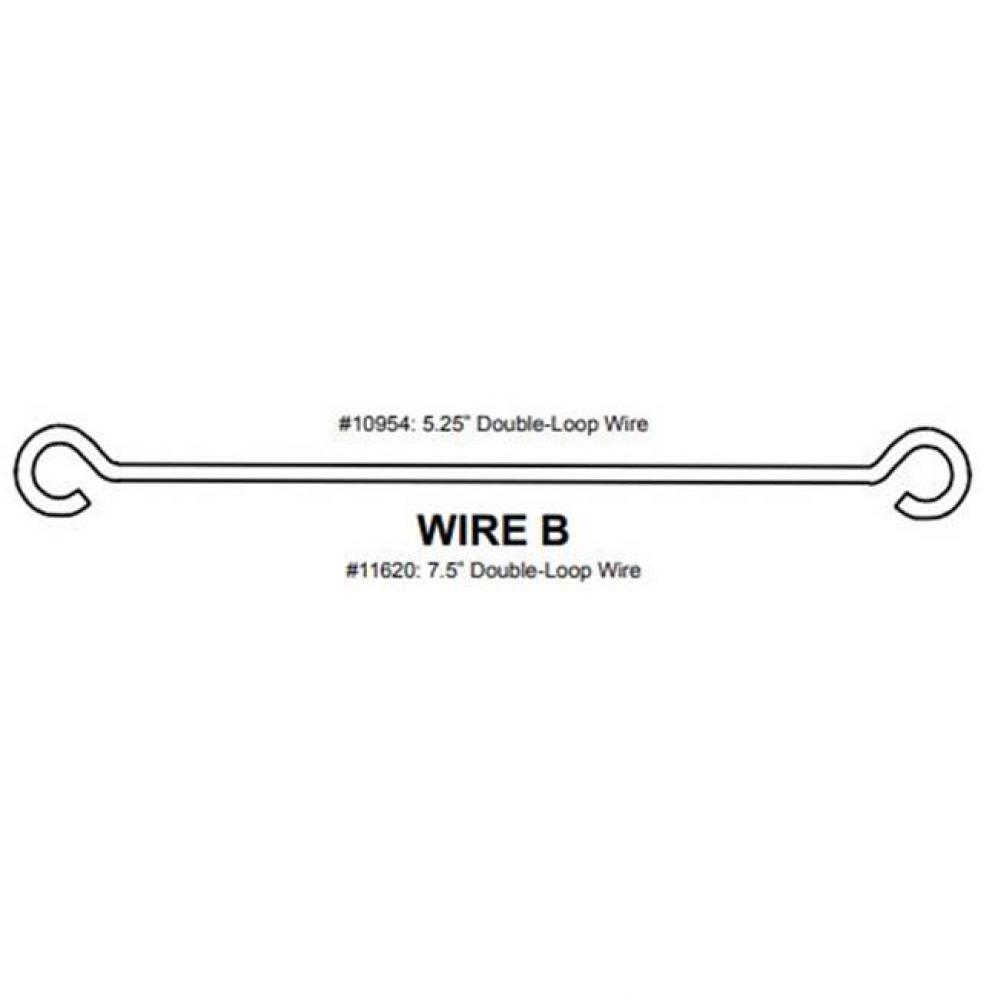 Double-Loop Wire - 7 1/2-In
