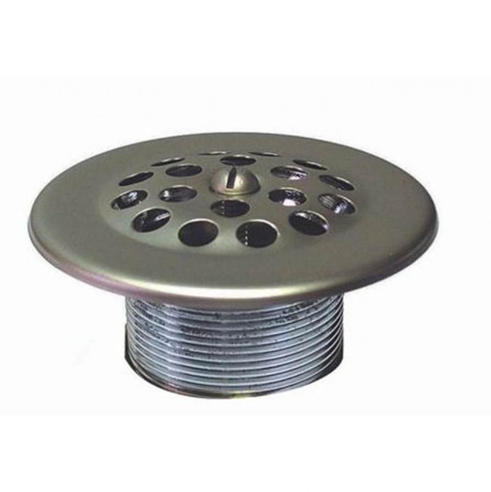 Tl Dome Strainer Cover Screw 1.625-16 Body No Bushing Nickel Polished ''Pvd''
