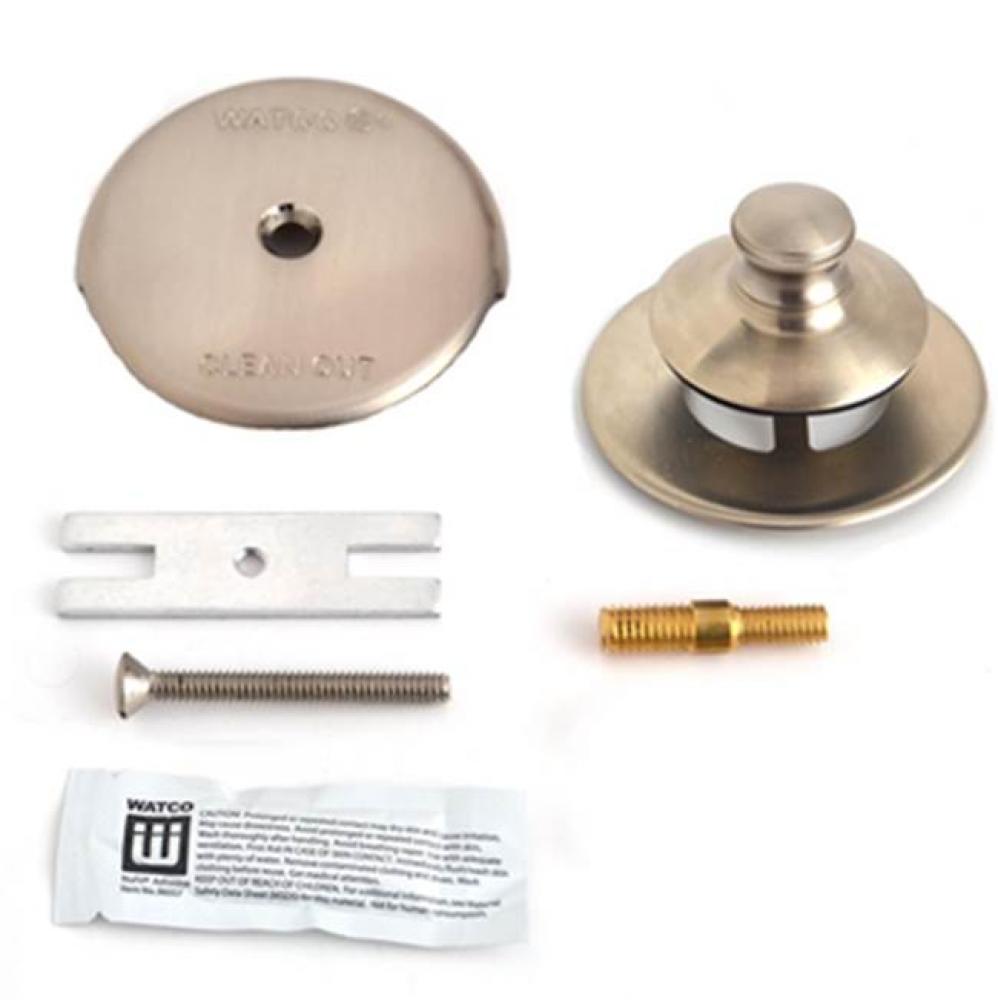 Universal Nufit Pp Trim Kit - 3/8-5/16 Adapter Pin Brushed Nickel Carded