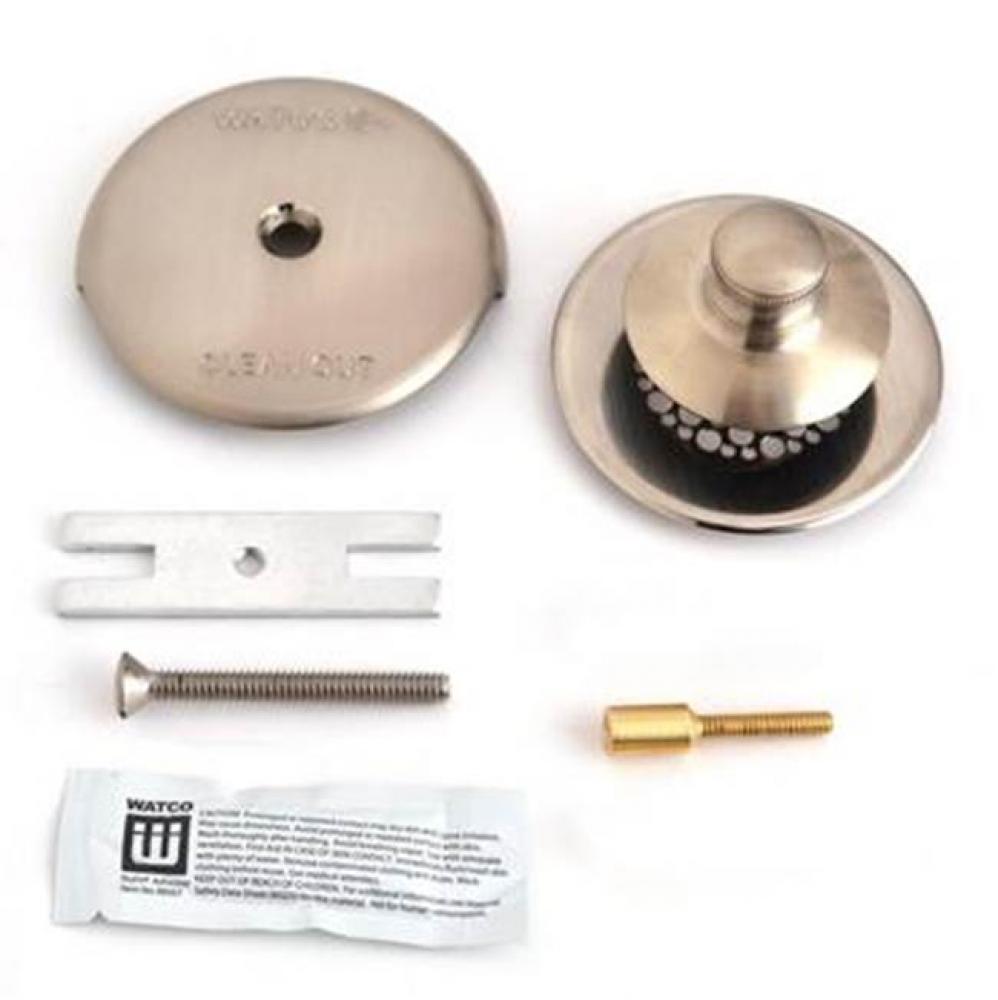 Universal Nufit Pp Trim Kit - 3/8-5/16 Adapter Pin Brushed Nickel Grid Strainer 3/8-5/16 And No.10