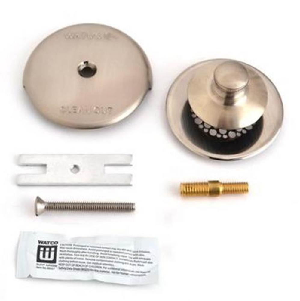 Universal Nufit Pp Trim Kit - 3/8-5/16 Adapter Pin Brushed Nickel Grid Strainer 3/8-5/16 And No.10
