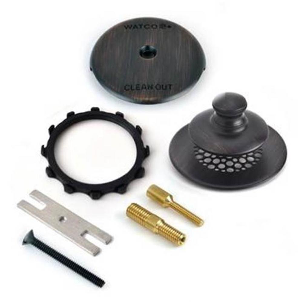 Universal Nufit Pp Trim Kit - 3/8-5/16 Adapter Pin Rubbed Bronze Grid Strainer Watco Bonding Strip