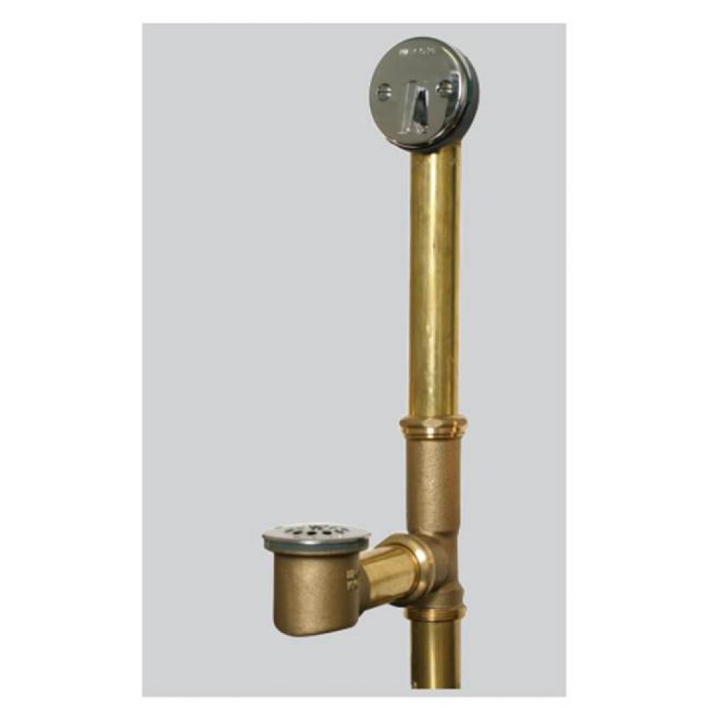 Quick Adjust Trip Lever Tubs To 16-In. 20-Ga Brass Brs Chrome Plated Condensate Drain For Brass