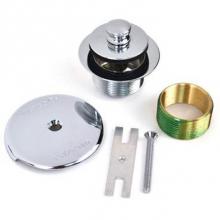 Watco Manufacturing 38290-CP-2H-C - Push Pull Trim Kit 1.865-11.5 X 1.25 Body Chrome Plated 2-Hole Faceplate Carded