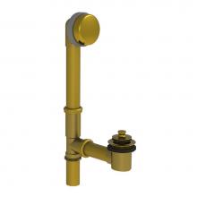 Watco Manufacturing 598-PP-BRS-PB - Innovator Push Pull Bath Waste Tubs To 24-In. 17G Brs Brs Polished Brass ''Pvd'&apo
