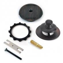 Watco Manufacturing 48701-PP-BZ-2H-2P - Universal Nufit Pp Trim Kit - 3/8-5/16 Adapter Pin Rubbed Bronze 2-Hole Faceplate 3/8-5/16 And No.