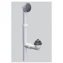 Watco Manufacturing 500-FA-PVC-BZ-EX5 - Foot Actuated Bath Waste - Tubular Plastic Pvc Rubbed Bronze 5 In Extension