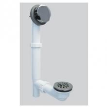 Watco Manufacturing 550-TS-PVC-WH-RT1 - Turnstyle Tall Bath Waste Tubular Plastic Pvc White Removable Tailpiece And O Ring
