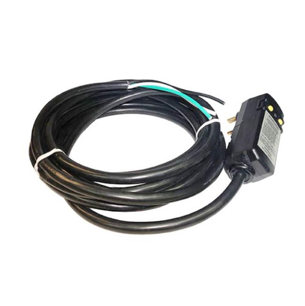 GFCI cord set for WODH, WRGH and NAMSR cable series. Nema 5-15p, 15 amp rated, 14/3 for use with c