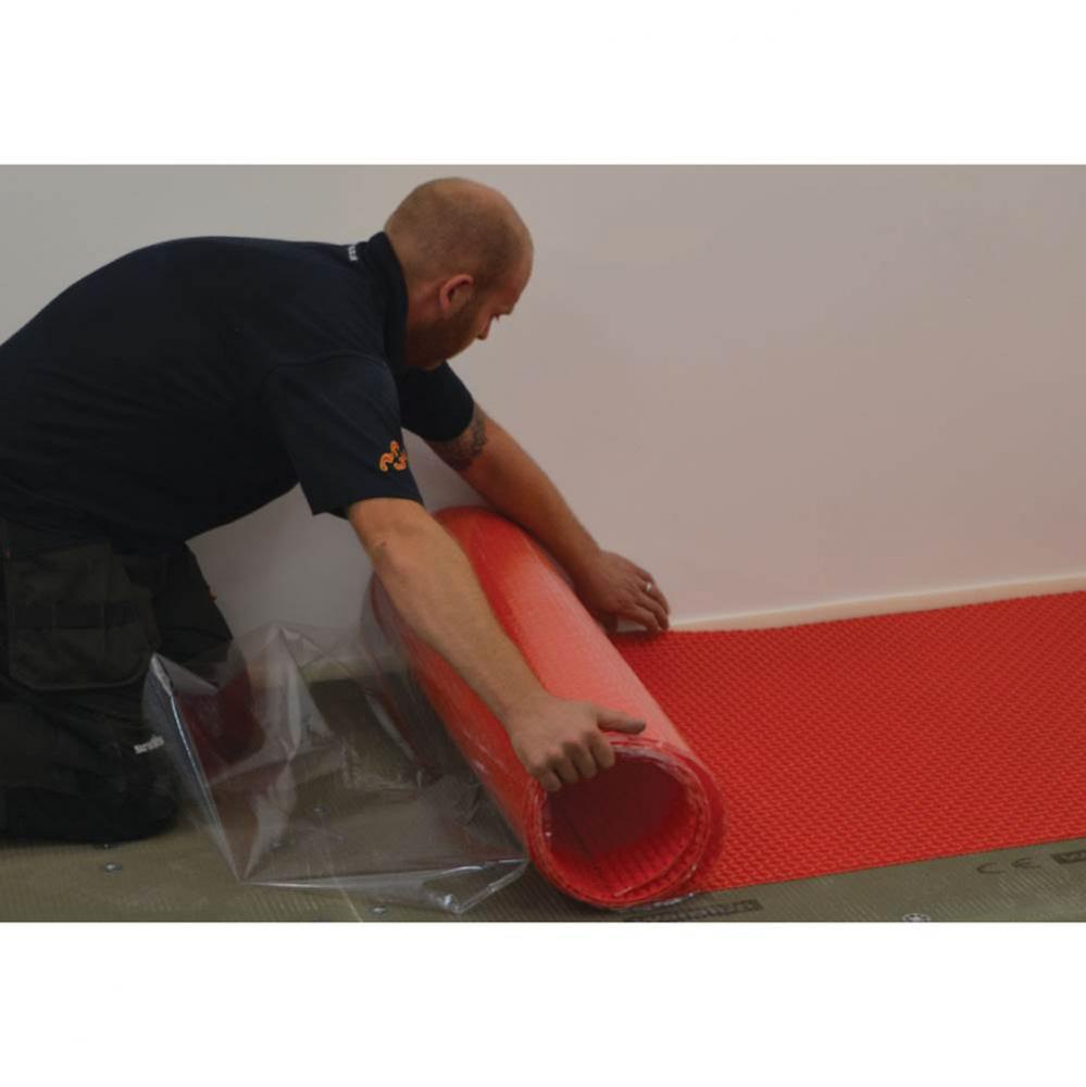 Warmup V2.0 uncoupling membrane for NADCM cable. Roll of 150 sqft (3''3'' x 47