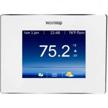 Warmup 4iE-04WH - Warmup 4iE Smart WiFi Thermostat, 120V/240V with sensor probe and instructions. Cloud White with G