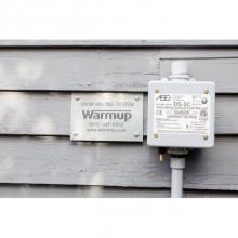 Warmup COMMBOX-600 - Plug-and-Play outdoor controller with 4 x 50A/3pole contactors. 100-600V rated with GFEP built-in