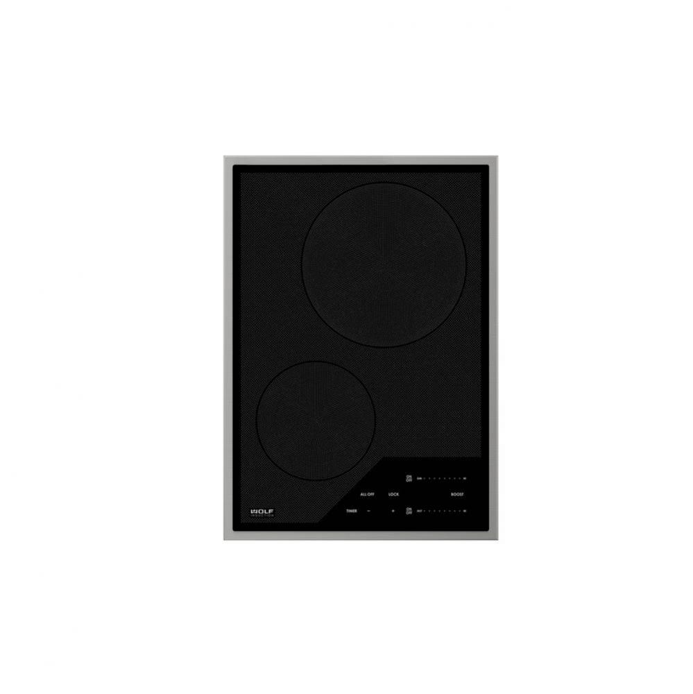 15'', Transitional Framed, Induction Cooktop, Ss