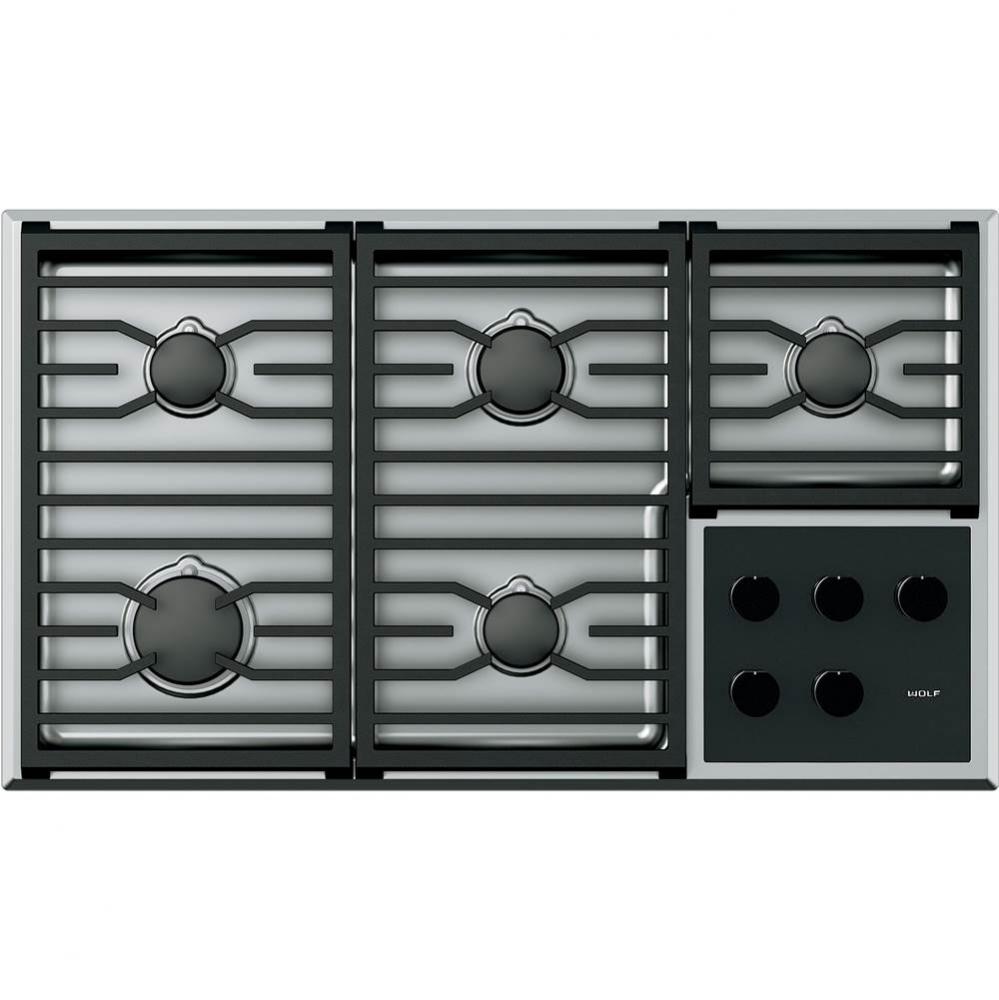 36'' Transitional Gas Cooktop / Ng