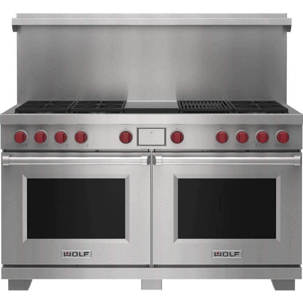 60'' X 20'' Dual Fuel Range Riser With Shelf