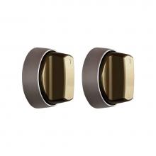 Wolf 9056340 - Brushed Brass Knobs