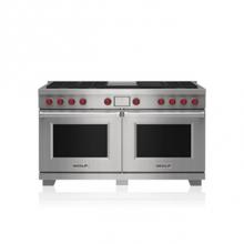 Wolf DF60650CG/S/P - 60' Dual Fuel Range - 6 Burners, Infrared Charbroiler And Infrared Griddle - NG