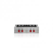 Wolf SRT304-LP - 30'' Sealed Burner Rangetop, 4 Burner, Lp