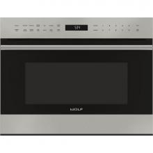 Wolf MDD24TE/S/TH - 24'' E Series Transitional Drop-Down Door Microwave Oven