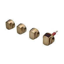 Wolf 9056266 - Brushed Brass Knobs