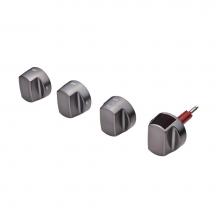 Wolf 9056268 - Brushed Gray Knobs