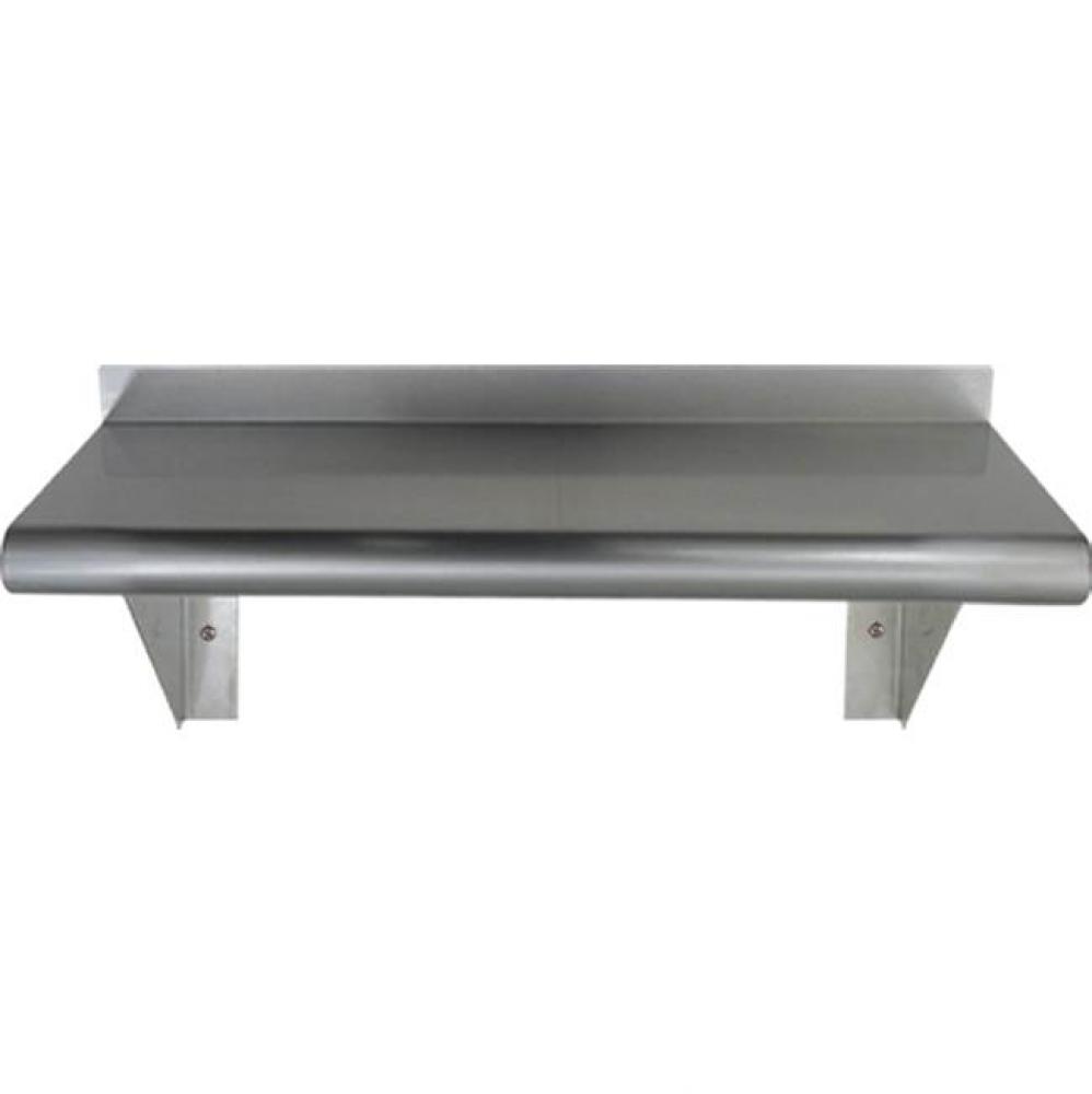 Culinary Equipment Pre-assembled Stainless Steel Shelf with Bull Nose Edge