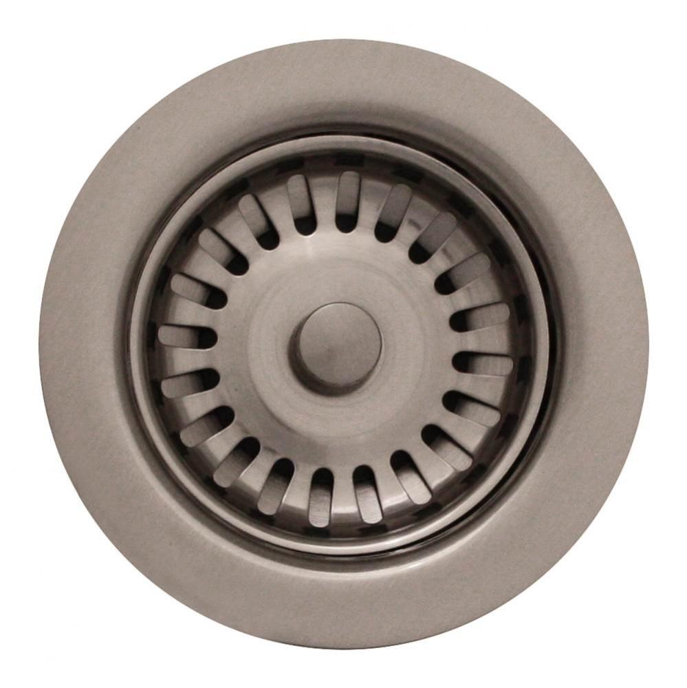 3 1/2'' Basket Strainer for Deep Fireclay Application