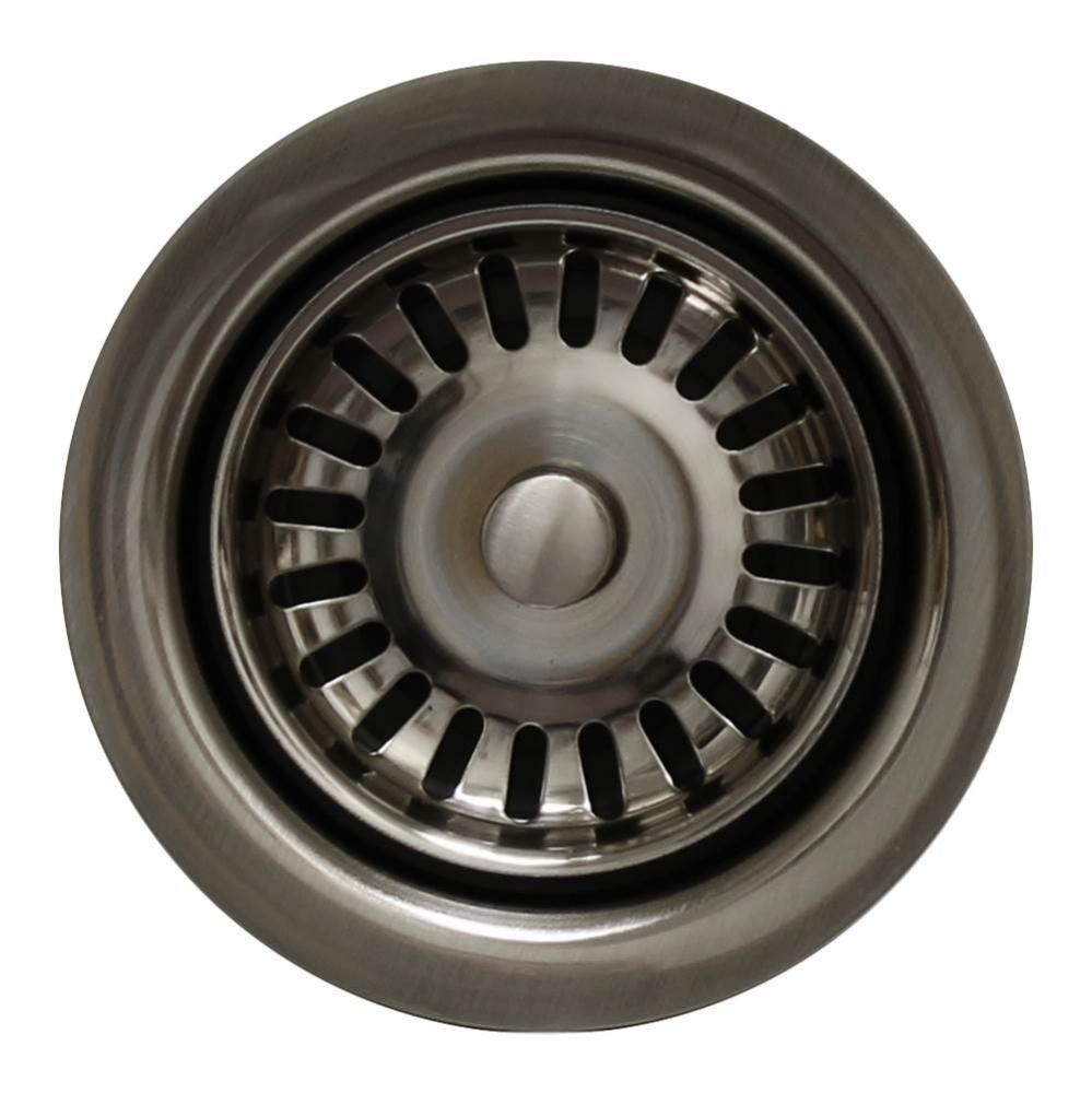 3 1/2'' Waste Disposer Trim with Matching Basket Strainer for Deep Fireclay Sinks