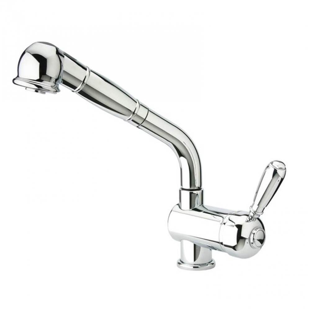 Metrohaus Single Hole Faucet with Pull-Out Spray Head and Lever Handle