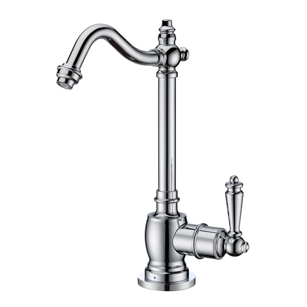 Point of Use Cold Water Drinking Faucet with Traditional Swivel Spout