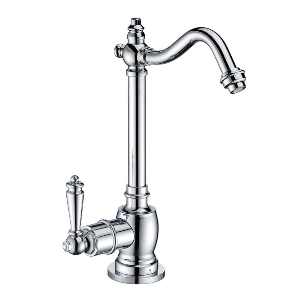 Point of Use Instant Hot Water Drinking Faucet with Traditional Swivel Spout