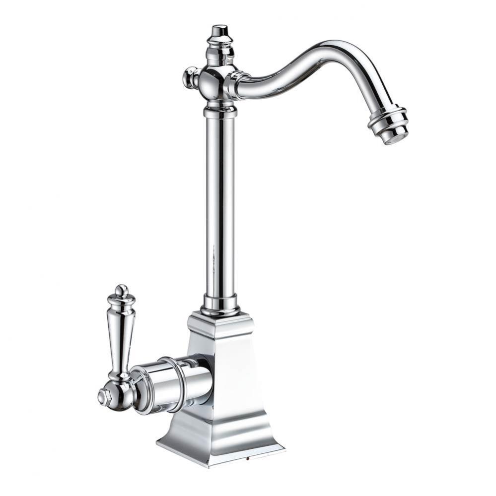 Point of Use Instant Hot Water Drinking Faucet with Traditional Swivel Spout