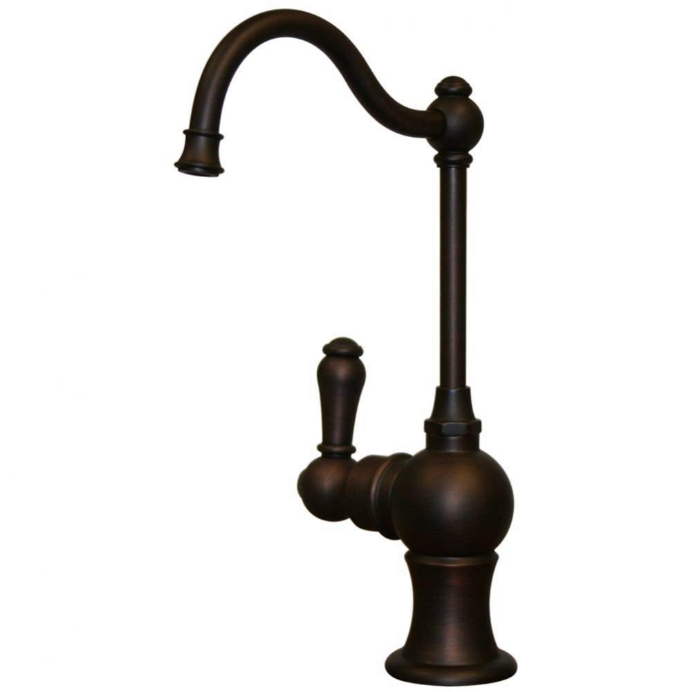 Point of Use Instant Hot Water Faucet with Traditional Spout and Self Closing Handle