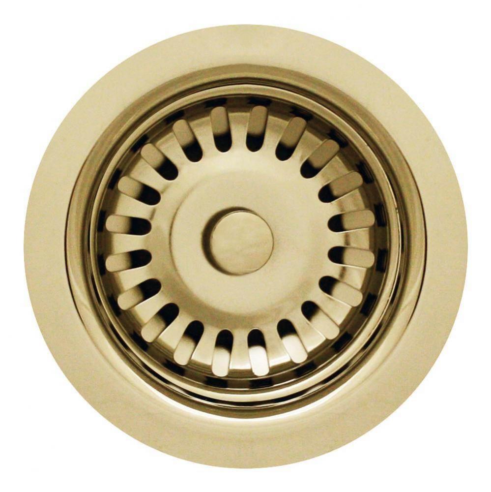 3 1/2'' Basket Strainer for Deep Fireclay Application