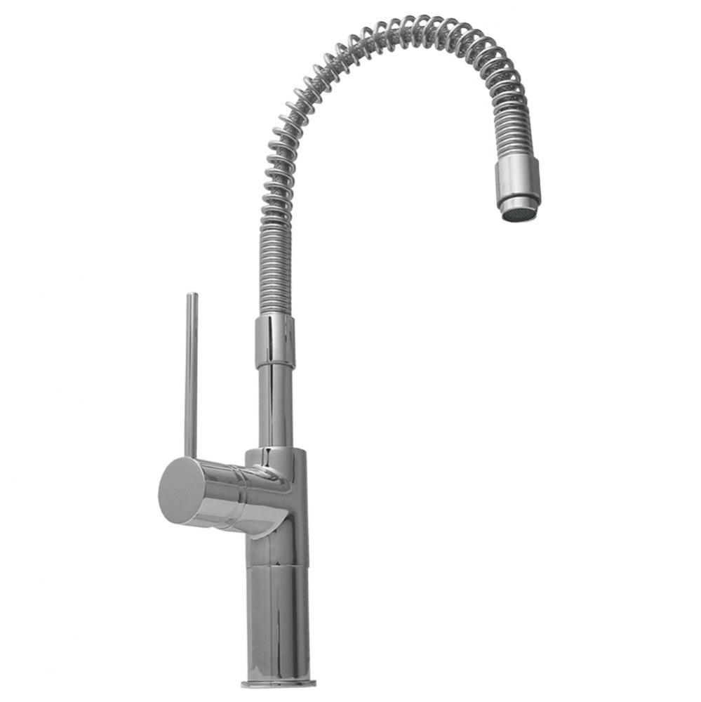 Metrohaus Commercial Single Lever Kitchen Faucet with Flexible Spout