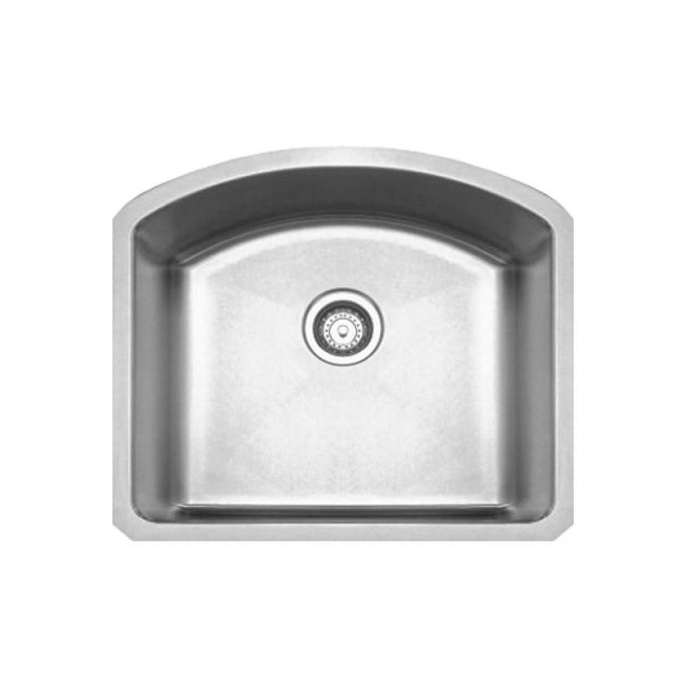 Noah's Collection Brushed Stainless Steel Chefhaus Series Single Bowl Undermount Sink