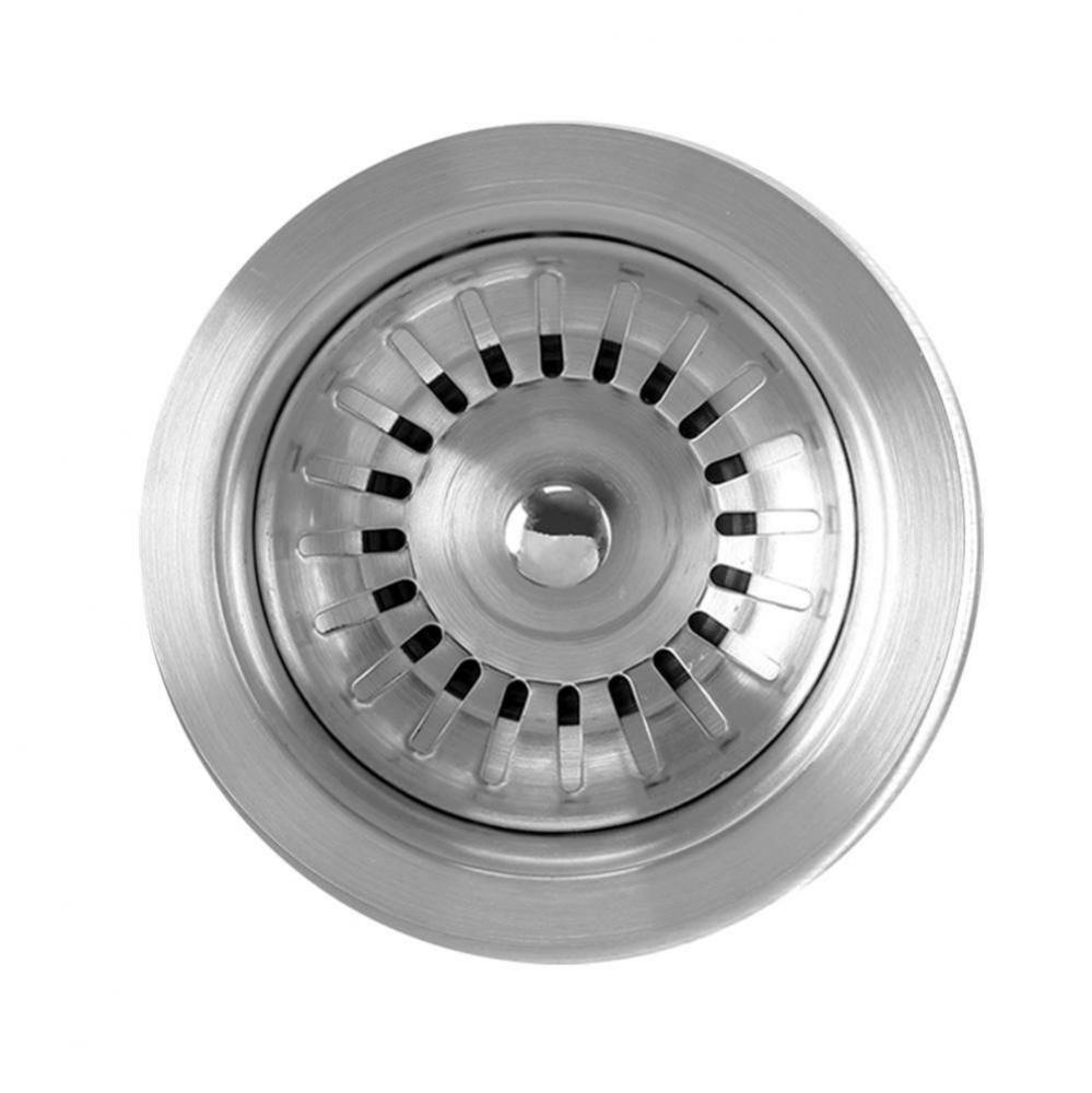 Noah Plus 3 1/2'' Stainless Steel Basket Strainer