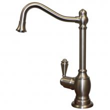 Whitehaus WHFH-H3130-BN - Point of Use Instant Hot Water Faucet with Traditional Spout and Self Closing Handle