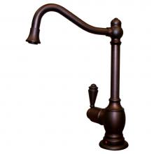 Whitehaus WHFH-H3130-MB - Point of Use Instant Hot Water Faucet with Traditional Spout and Self Closing Handle