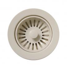 Whitehaus RNW50L-BI - 3 1/2'' Basket Strainer for Deep Fireclay Application