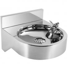 Whitehaus WHNCDF1214 - Noah''s Collection Stainless Steel Commerical Wall Mount Drinking Fountain