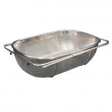 Whitehaus WHNEXC01 - Over the Sink Stainles Steel Extendable Colander/Strainer
