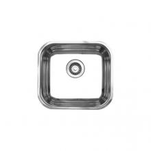 Whitehaus WHNU1614 - Noah''s Collection Brushed Stainless Steel Single Bowl Undermount Sink