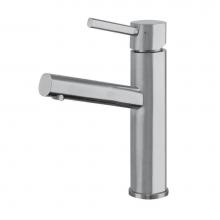 Whitehaus WHS1206-SB-BSS - Waterhaus Lead-Free Solid Stainless Steel Single lever Elevated Lavatory Faucet