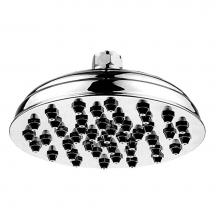 Whitehaus WHSM01-8-C - Showerhaus Sunflower Rainfall Showerhead with 45 nozzles - Solid Brass Construction with Adjustabl