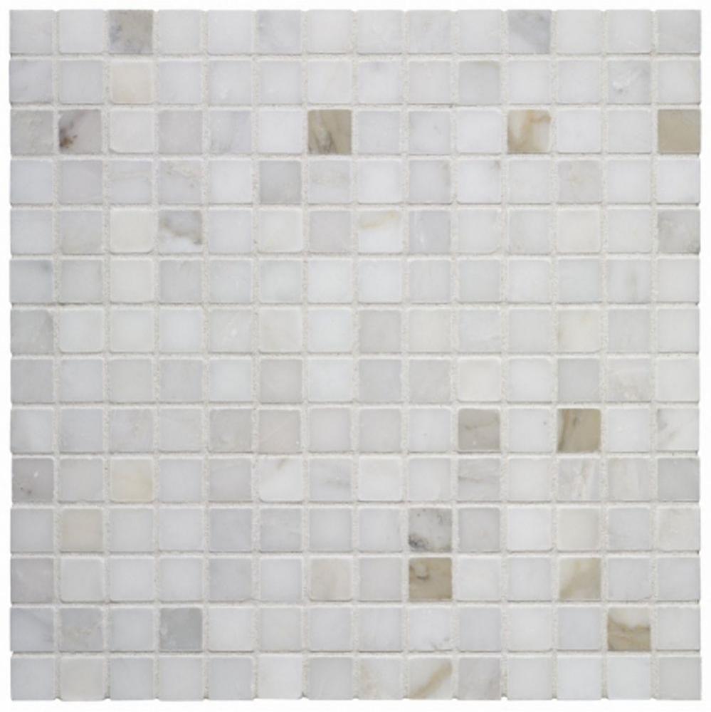 Keystone 2cm Stacked Mosaic in Calacatta Polished