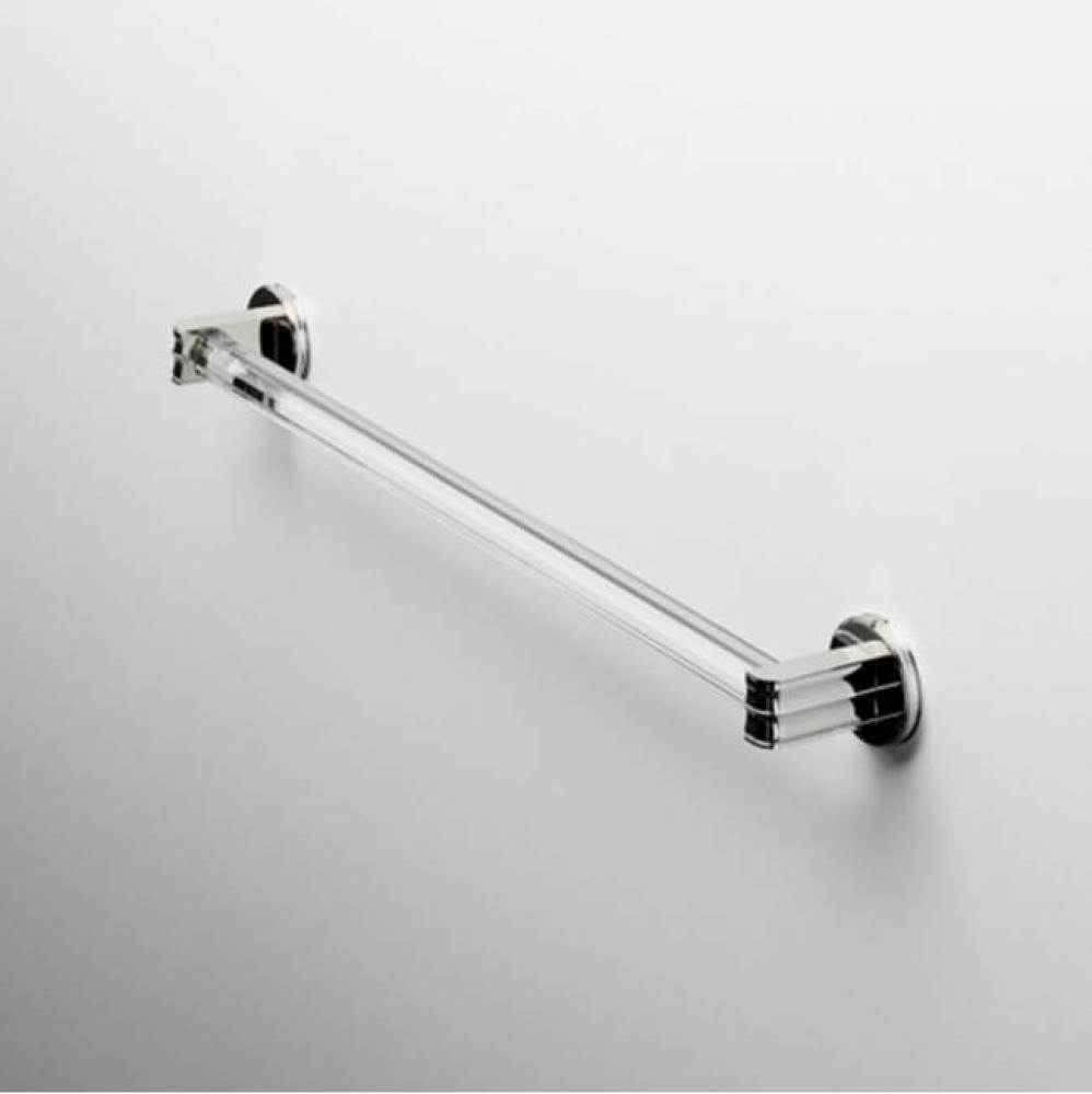 Boulevard 24'' Single Crystal Towel Bar in