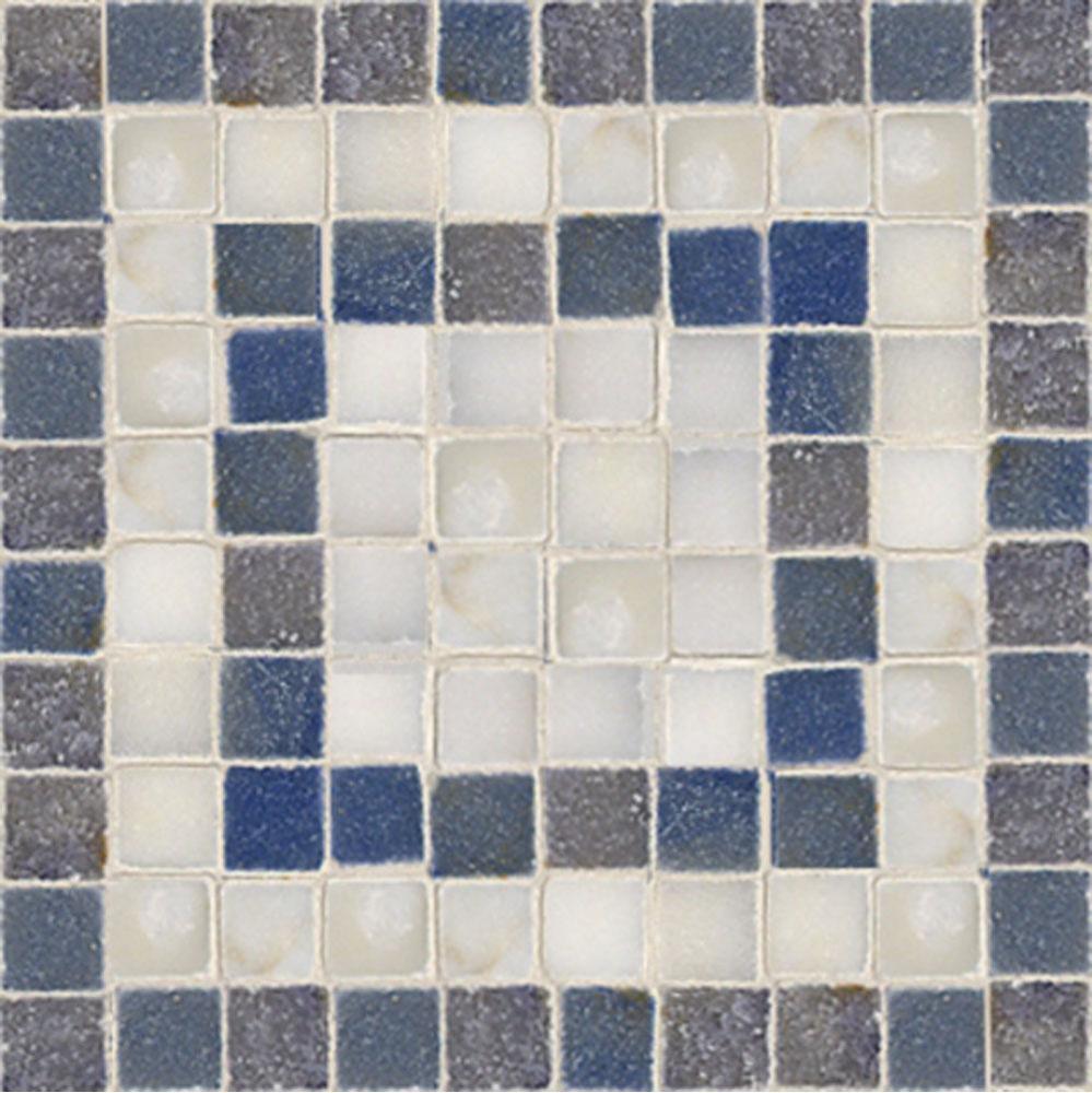 Parramore Chinoiserie Block Corner 4 x 4 in Stone Group 1, 2, 3, and 4